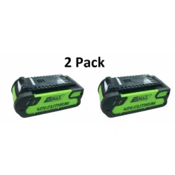 2 Pack Genuine GreenWorks 29462 G-MAX 40V 2Ah Lithium-ion Battery 40 Volt NEW - Affordable Parts & Accessories for Motor Vehicles — Shop with Confidence