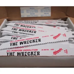 100 Pack Genuine Milwaukee 48-01-7701 6" 8 TPI Sawzall Blade The Wrecker - Affordable Parts & Accessories for Motor Vehicles — Shop with Confidence